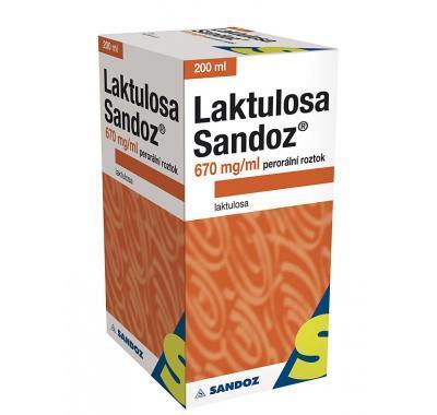 LAKTULOSA SANDOZ 670 MG/ML  1X200ML/134GM IIA Roztok