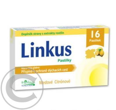 Linkus Medové citrónové pastilky 16ks