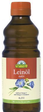 Lněný olej lisovaný za studena RAPUNZEL 250ml-BIO