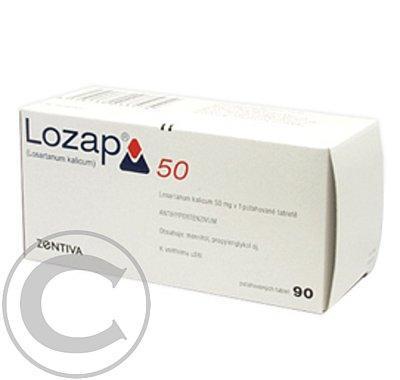 LOZAP 50 ZENTIVA  90X50MG Potahované tablety