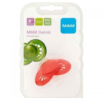 MAM Dudlík Classic 6 měsíců silikon, MAM, Dudlík, Classic, 6, měsíců, silikon