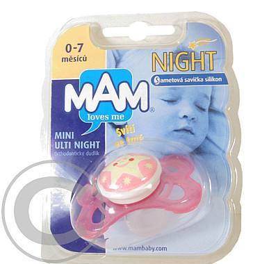 MAM dudlík Mini Ulti Night 0-7m S/1ks, MAM, dudlík, Mini, Ulti, Night, 0-7m, S/1ks