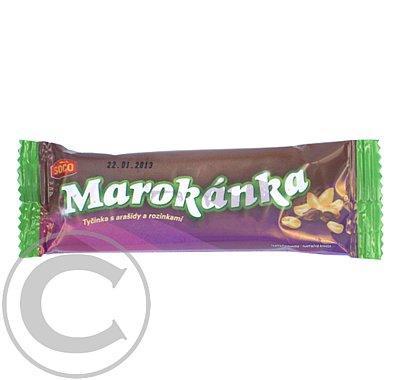 Marokánka -tyčinka se sójou arašídy rozinkami 30g