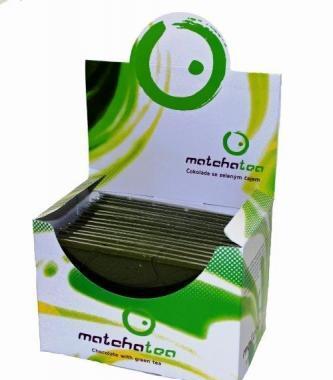 Matcha čokoláda 30 g- Balení 15ks