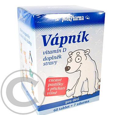 MedPharma Vápník 300mg vit.D pro děti chew.tbl.67