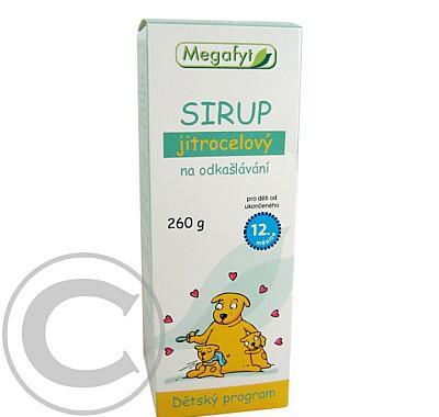 MEGAFYT Sirup jitrocelový na odkašlávání 260 g dětský