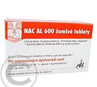 NAC AL 600 ŠUMIVÉ TABLETY  20X600MG Šumivé tablety