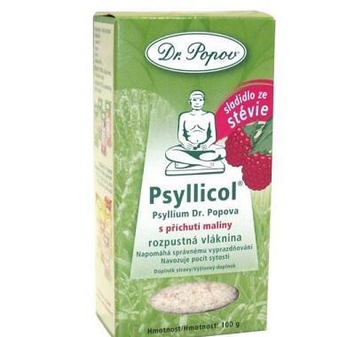 DR. POPOV Psyllicol s příchutí maliny 100 g