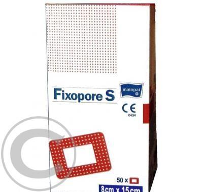 Fixopore S 8 x 15 cm á 50 ks. sterilní náplast