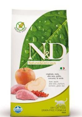 N&D CAT Adult Boar & Apple 300g