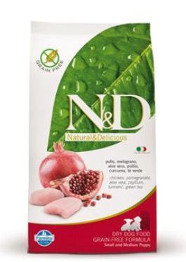 N&D Low Grain DOG Puppy Mini Chicken & Pomegr 800g