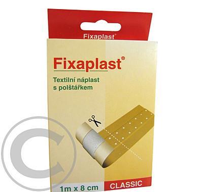 Náplast Fixaplast Classic 1mx8 cm text. s polštářkem