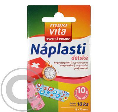 Náplast Maxivita Rychlá pomoc dětské 18x70mm 10ks