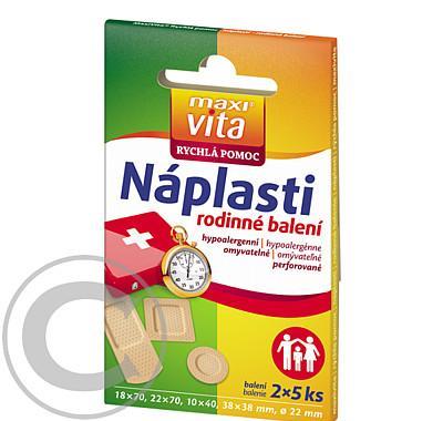 Náplast Maxivita Rychlá pomoc rodinné balení 2x5ks