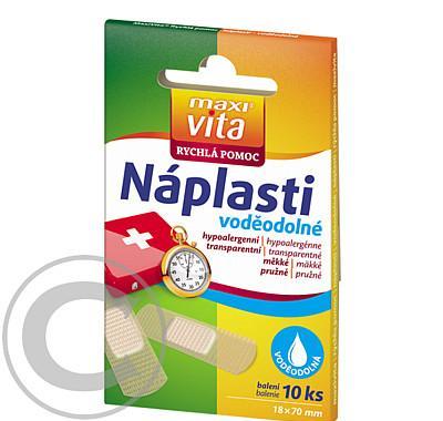 Náplast Maxivita Rychlá pomoc voděodolné 18x70mm 10ks