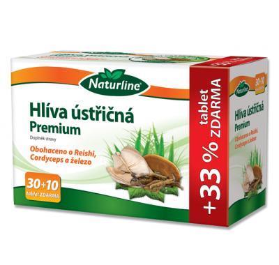 Naturline Hlíva ústřičná Premium 30  10 tablet