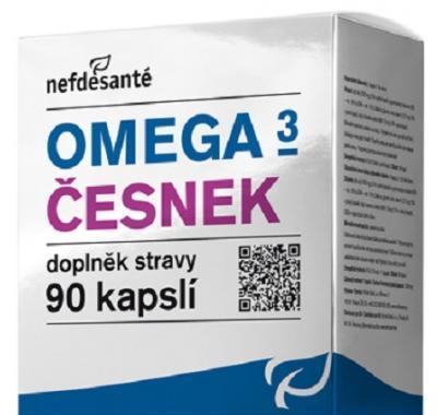 Nefdesanté Omega 3 s česnekem 90 kapslí