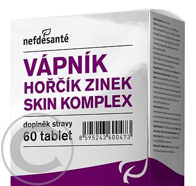 Nefdesanté Vápník hořčík zinek skin komplex 60 tbl.