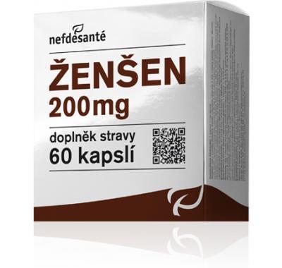 Nefdesanté Ženšen 200mg 60 kapslí