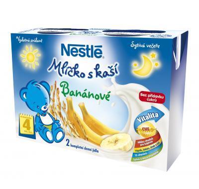 NESTLÉ Mlíčko s kaší banánové 2x200 ml