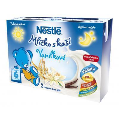 NESTLÉ Mlíčko s kaší vanilkové 2x200 ml