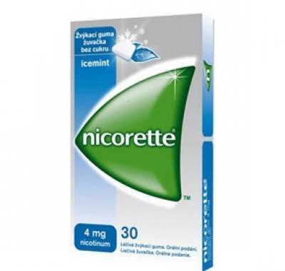 NICORETTE ICEMINT GUM 30X4 MG Žvýkačky