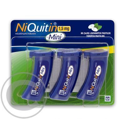 NIQUITIN MINI 1,5 MG  60X1.5MG Pastilky rozpustné v ústech