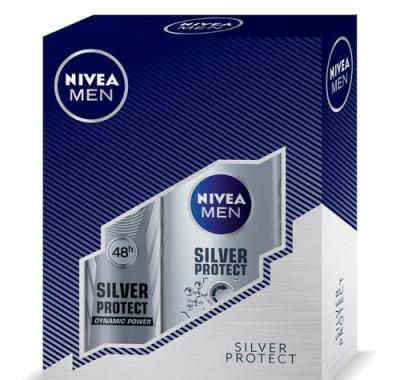 NIVEA MEN kazet SILVER sprchový gel   deo