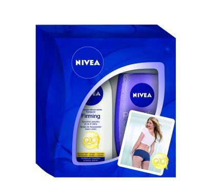 NIVEA Vánoční dámská kazeta Lotion (zpevňující tělové mléko   sprchový gel)