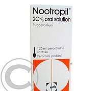 NOOTROPIL 20% ORAL SOLUTION  1X125ML Roztok