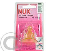 NUK-Dudlík na láhve-mléko(0-6)latex 1ks, NUK-Dudlík, láhve-mléko, 0-6, latex, 1ks