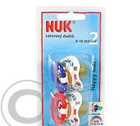 NUK-Dudlík uklid.Happy kids(6-18)latex 2ks N733549, NUK-Dudlík, uklid.Happy, kids, 6-18, latex, 2ks, N733549