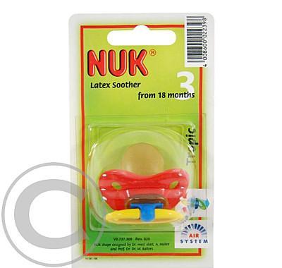 NUK-Dudlík uklid.Tropic(18-36) latex 1ks červený