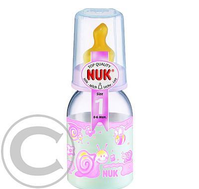 NUK-Láhev růžová PC 125ml LA V1