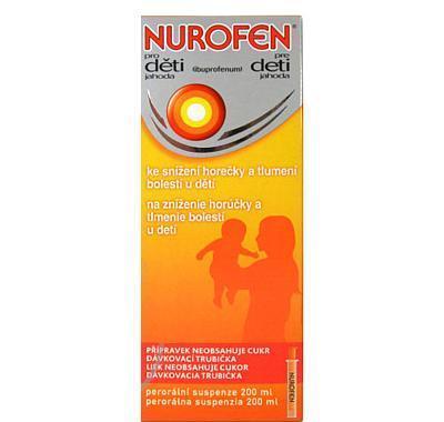 NUROFEN PRO DĚTI JAHODA  4000MG/200ML TRUB Suspenze