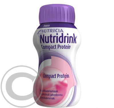 NUTRIDRINK COMPACT PROTEIN S PŘÍCHUTÍ JAHODOVOU  4X125ML Roztok