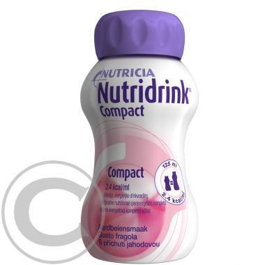 NUTRIDRINK COMPACT S PŘÍCHUTÍ JAHODOVOU  4X125ML Roztok