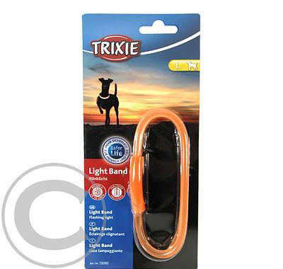 Obojek blikací Light Band Oranžový L 50cm TR 1ks