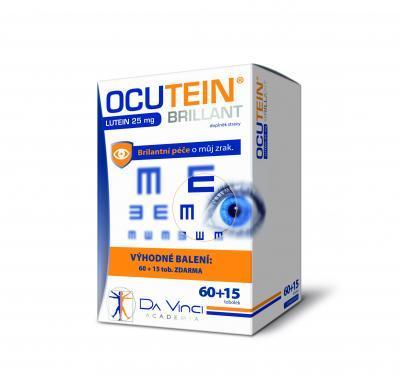 OCUTEIN Brillant Lutein 25mg DaVinci 60  15 tobolek