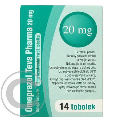 OMEPRAZOL TEVA PHARMA 20 MG  14X20MG Tobolky