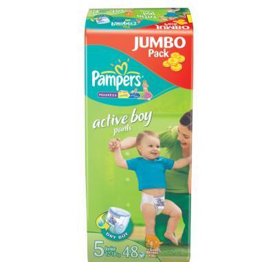 Pampers Active pants boy 5 junior 12 - 18 kg 48 kusů