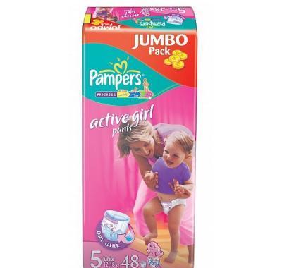 Pampers Active pants girl 5 junior 12 - 18 kg 48 kusů