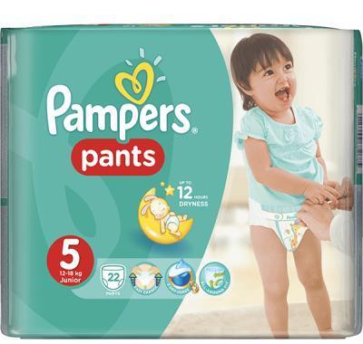 Pampers Kalhotkové plenky Carry Pack velikost 5 (12-19kg) 22 kusů