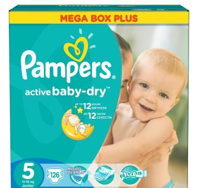 Pampers Mega pack Junior plus 126 kusů