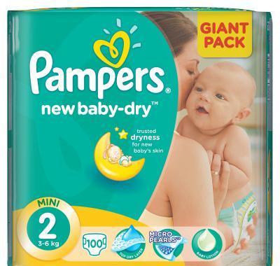 Pampers New baby 2 mini 3 - 6 kg 100 kusů