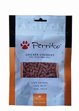 Perrito Chicken Chunkies kočky a malé psy 100g