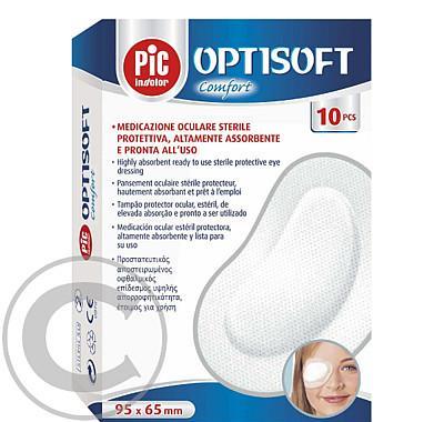 PIC Oční polštářky OPTISOFT COMFORT lepící okraj 10ks