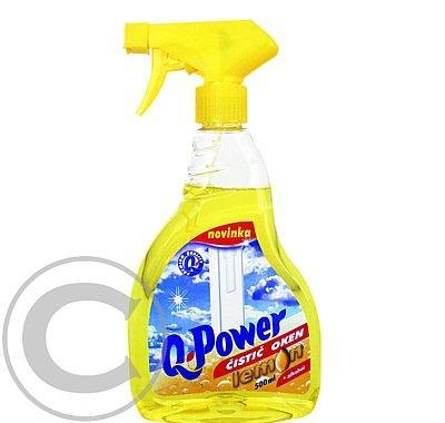 Q power čistič oken 500ml citron