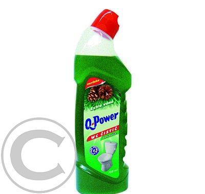 Q power wc čistič 750ml borovice extra vůně