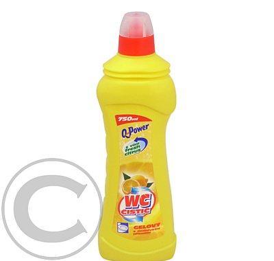 Q power wc gelový čistič dezinfekční přísada 750 ml